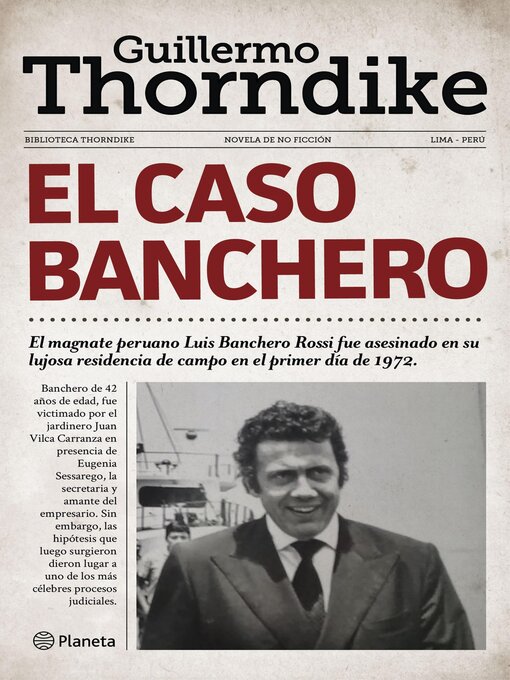 Cover image for El Caso Banchero